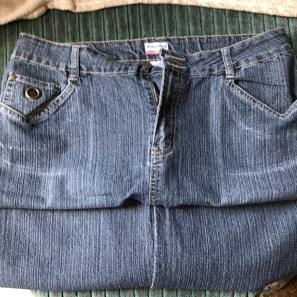 Maxi denim skirt